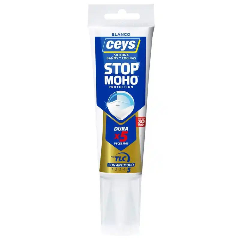 Silicona ceys stop moho 125ml blanco - Siliconas y masillas