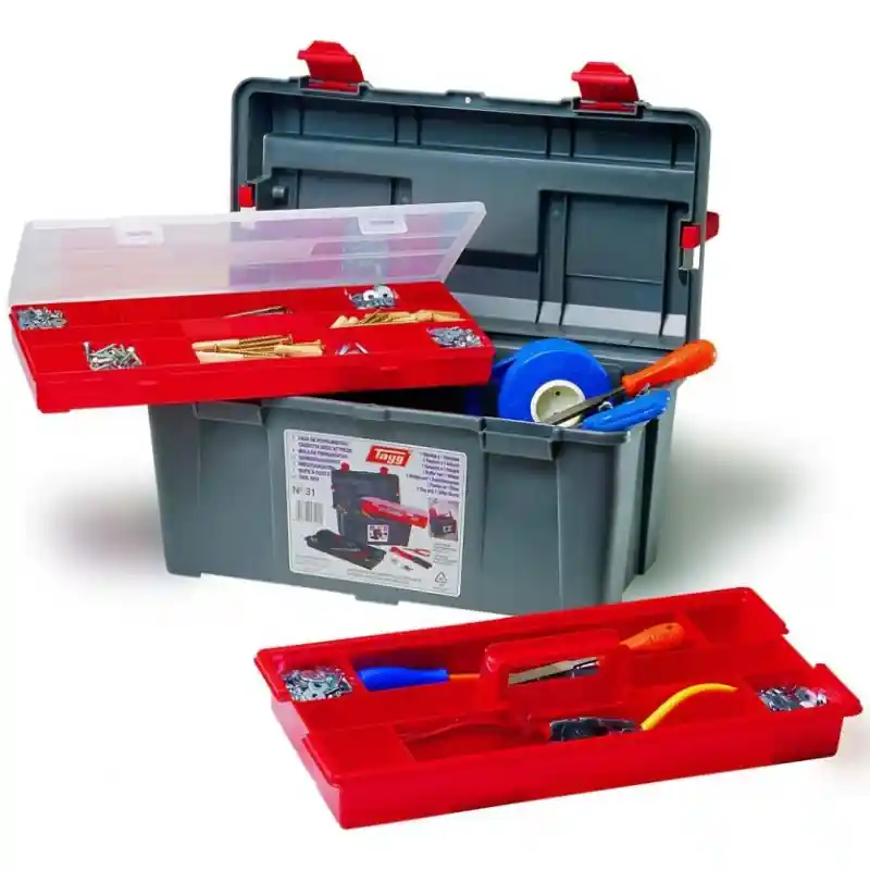 Caja herramientas tayg plastico n.31 445 x 235 x 23 mm - Caja de herramientas