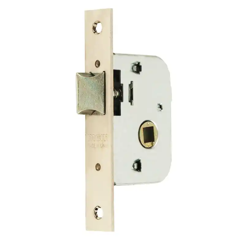 Cerradura mcm serie 1510-2-35 puerta madera latonado