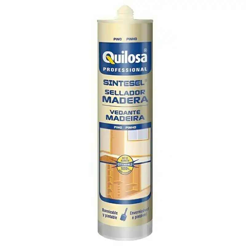 Sellador quilosa madera sintesel 300ml pino - Siliconas y masillas