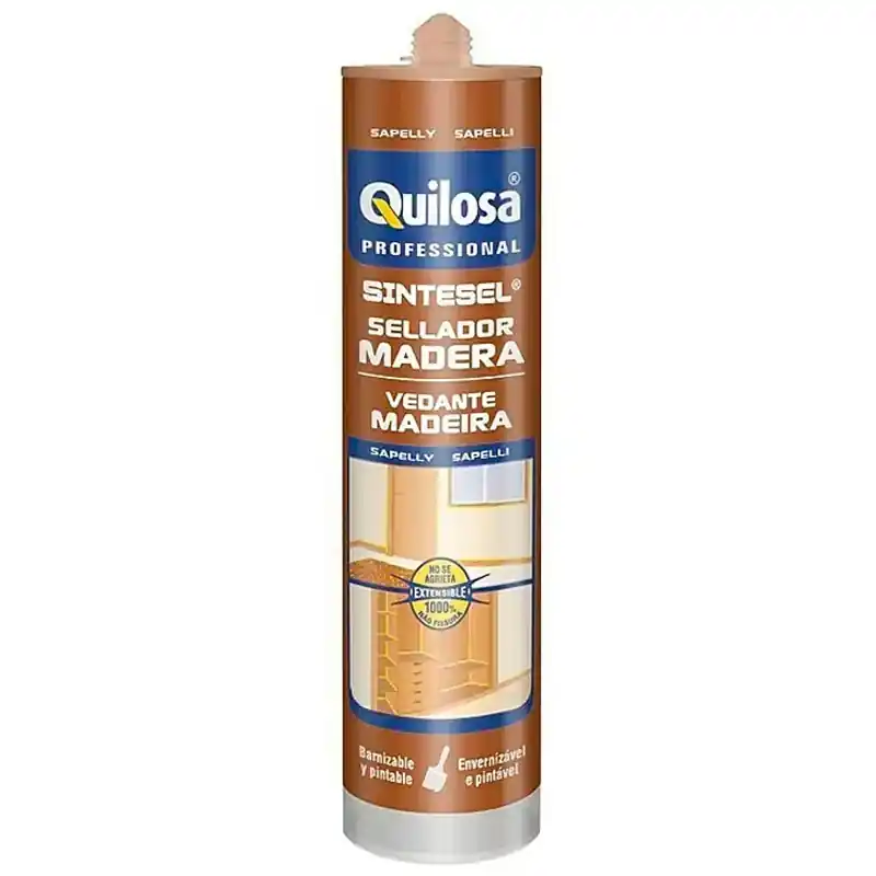Sellador quilosa madera sintesel 300ml sapeli - Siliconas y masillas