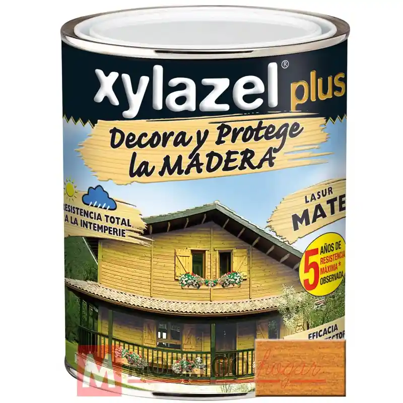 Barniz para madera 750 ml roble xylazel plus mate - Barniz para madera exterior