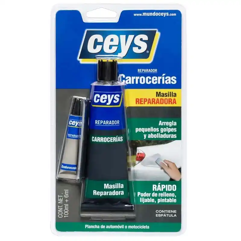 Massilla carrocerias ceys reparadora 100ml+6ml - Siliconas y masillas