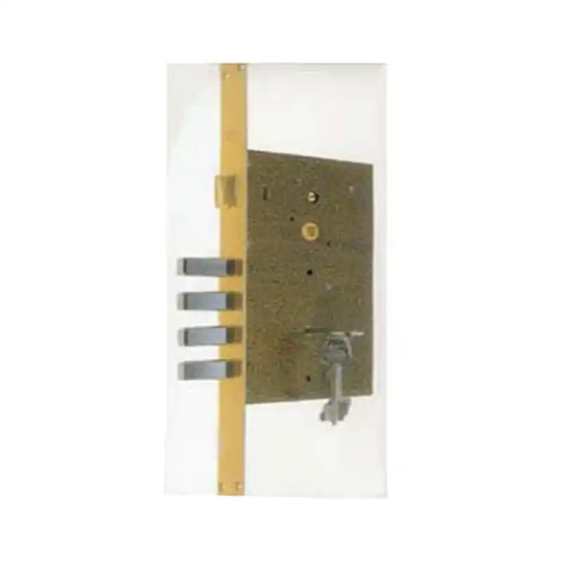 Cerradura ezcurra 807b 50mm latonada - Cerraduras Ezcurra