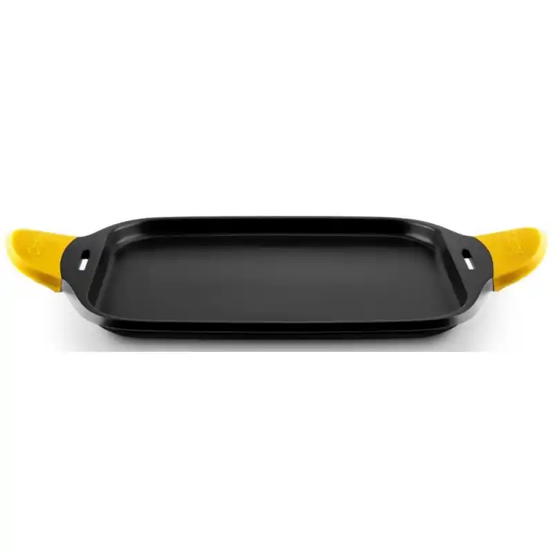 Plancha lisa castey yellow line 47 cm - Planchas grills