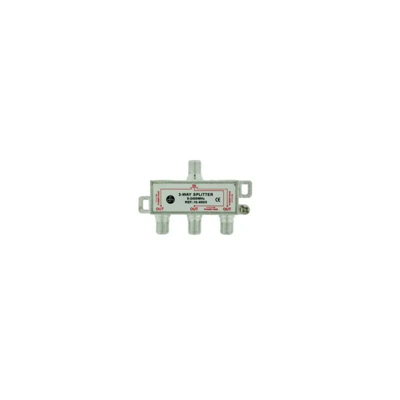 Distribuidor sat terrestre 3 vias electro dh - Conector TV