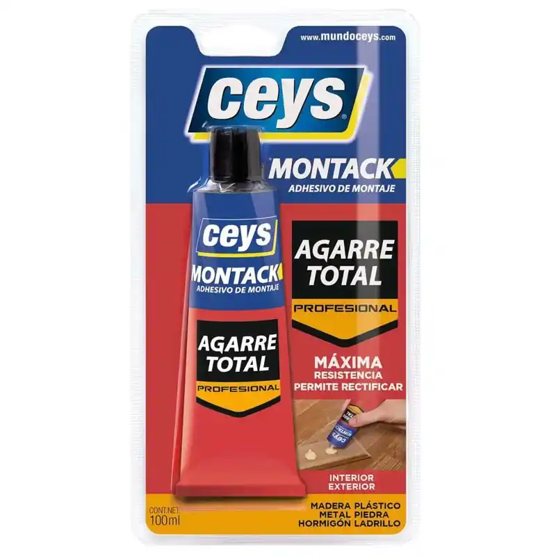 Adhesivo montaje ceys montack profesional 100ml - Adhesivos de montaje