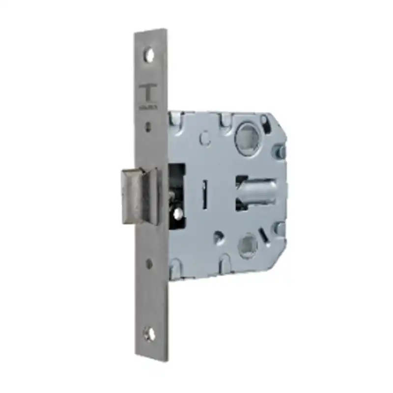 Picaporte unificado tesa serie 2400 frente recto inox - Cerraduras Tesapuertas madera
