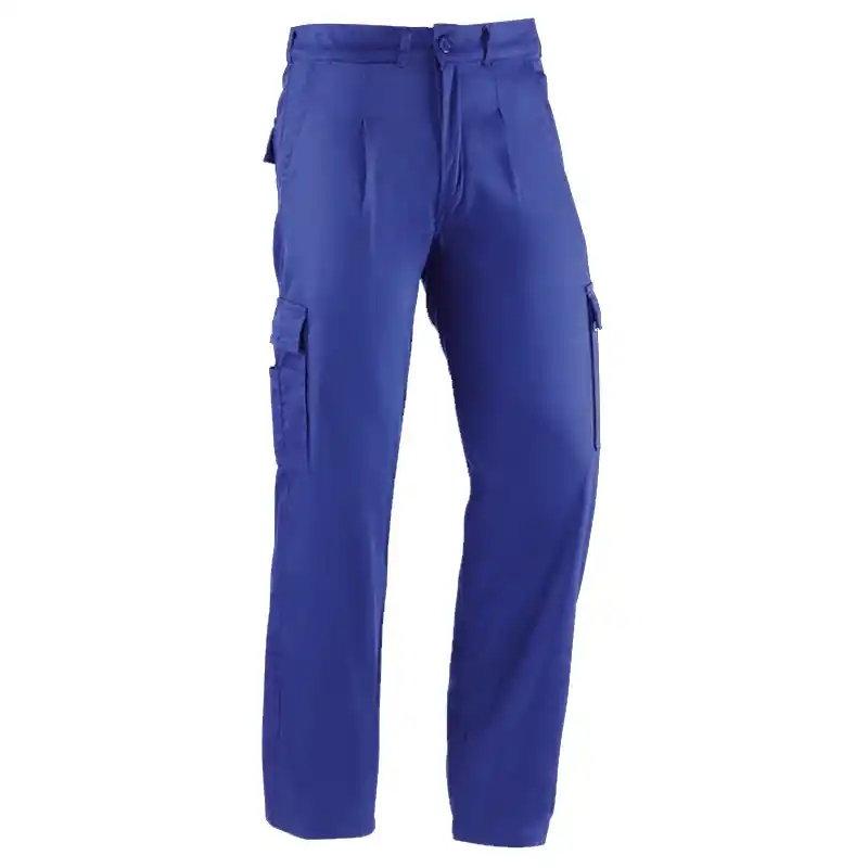 Pantalon multibolsillos juba 848az industrial azul talla 56 - Pantalones multibolsillos
