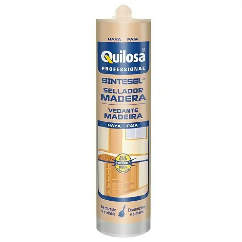 Sellador quilosa madera sintesel 300ml haya - Siliconas y masillas