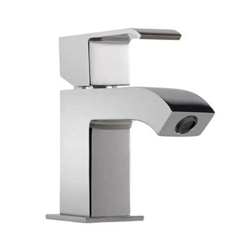 Monomando lavabo tres cuadro maneta 124mm cromo 106103da desague automatico - Grifería Cuadro Tres