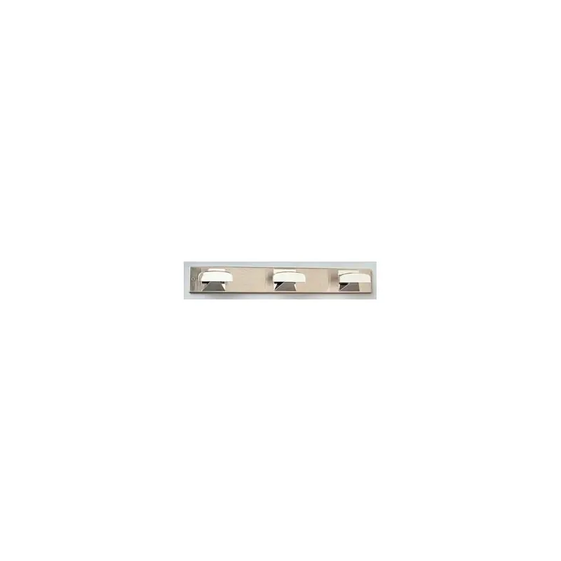 Colgador 3 perchas 3061 cromado - Percheros de pared