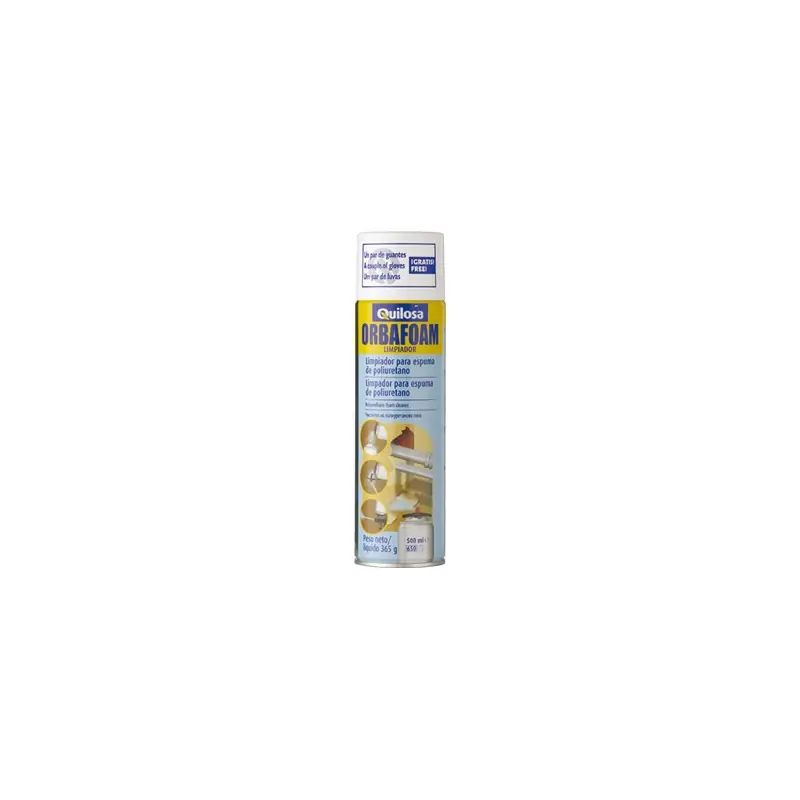Limpiador de espuma poliuretano quilosa orbafoam spray 500 ml - Espuma de poliuretano