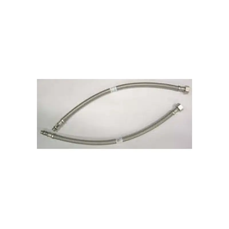Conexion flexible acero inox grifo macho 10/35 - hembra 3/8- 35 cm