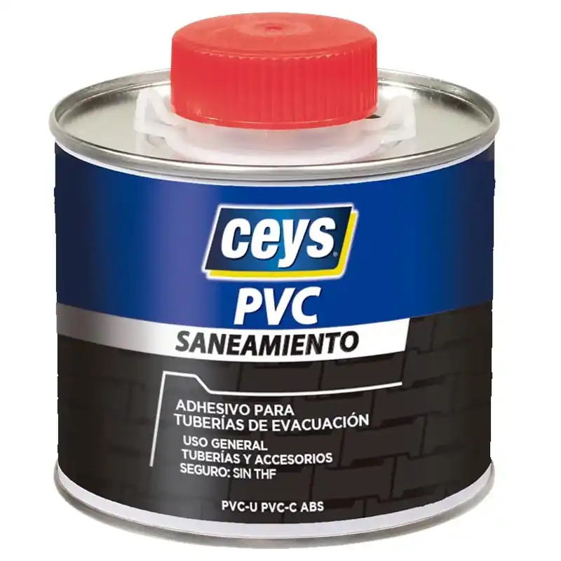 Adhesivo pvc ceys saneamiento para tuberias 500ml - Pegamento para PVC