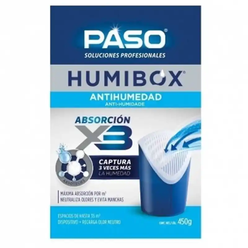 Antihumedad dispositivo paso humibox + recarga 450gr - Ambientador