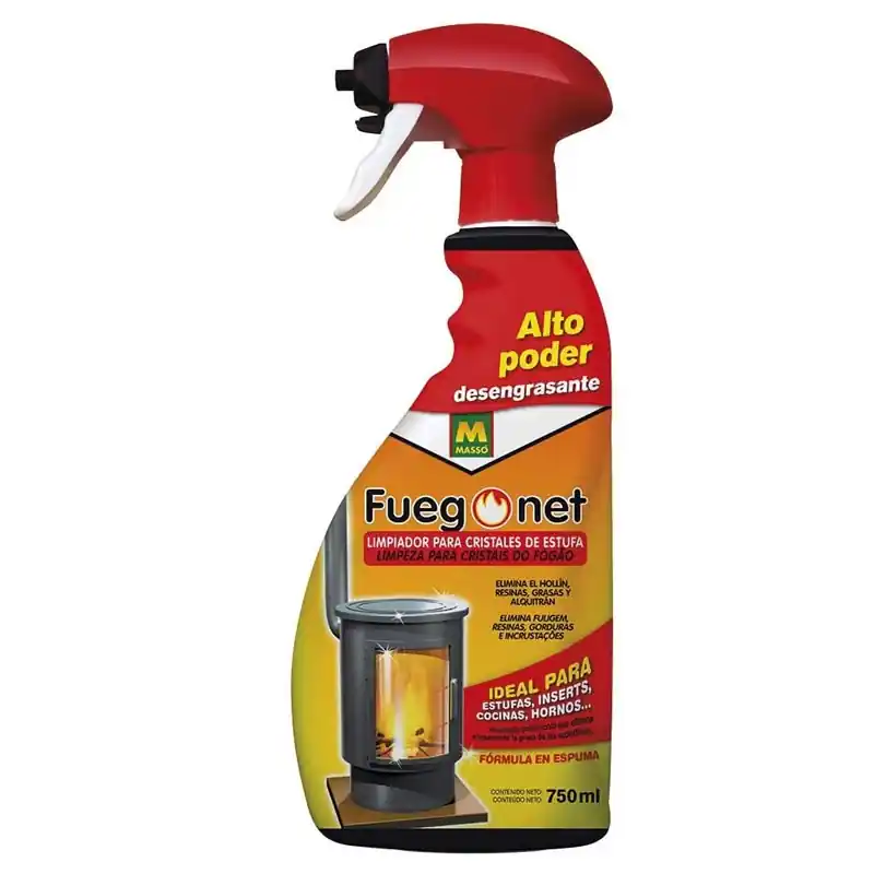 Limpiador para cristales de estufa fuegonet 750 ml - Mantenimiento de calefacción