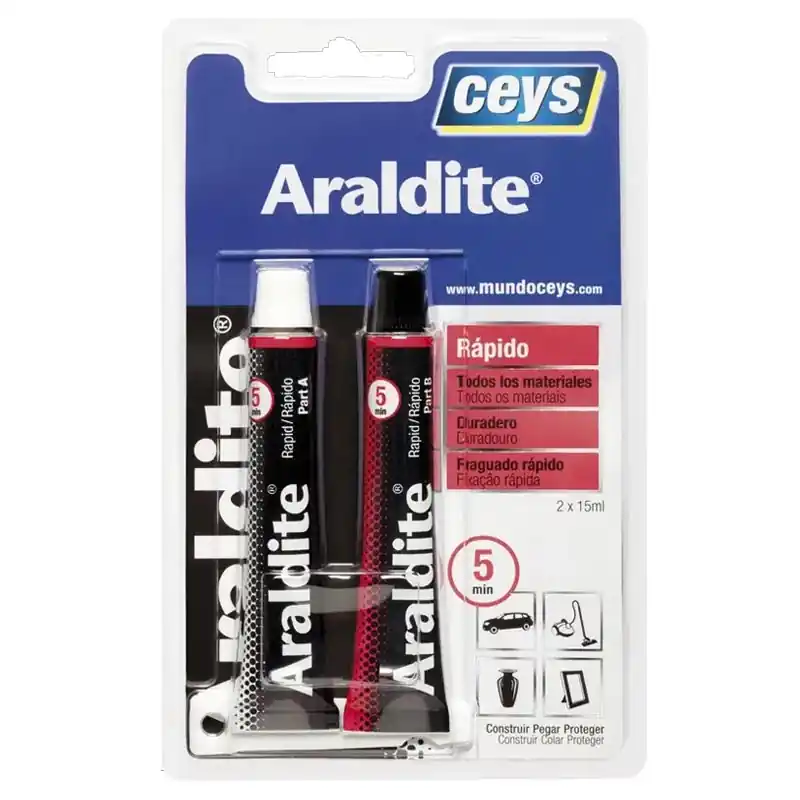 Adhesivo araldite ceys rapido 15+15ml - Pegamento Araldit