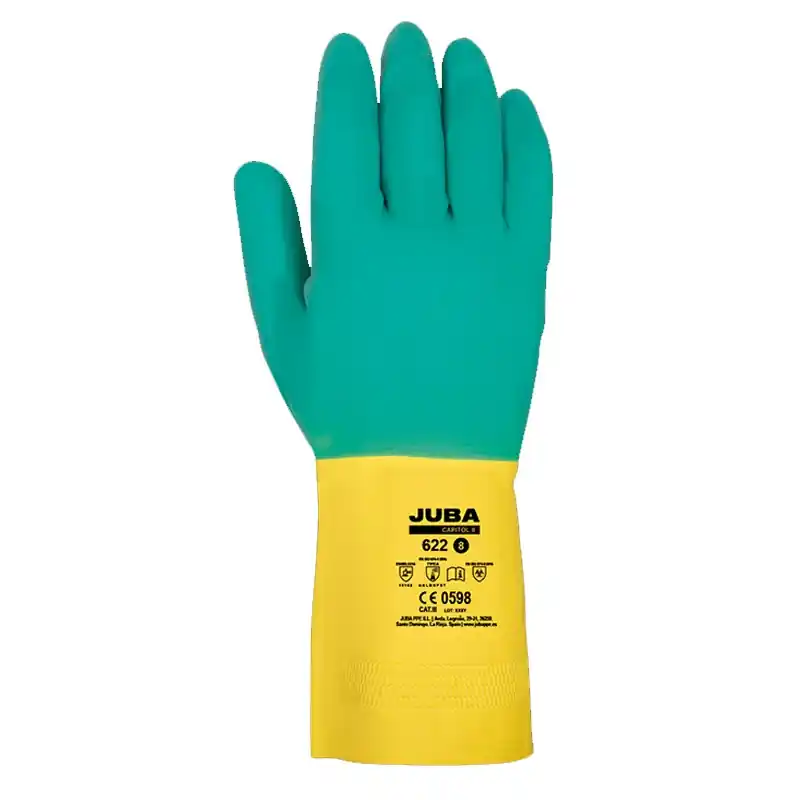 Guante latex juba 622 capitol ii bicolor talla 9 - Guantes de nitrilo,latex y vinilo