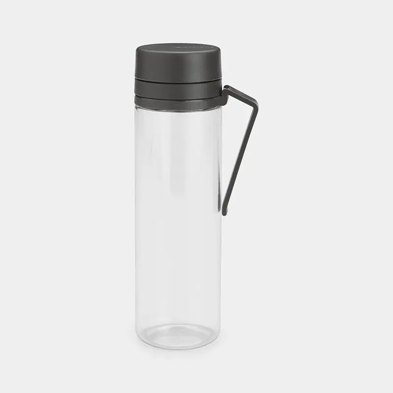 Botella de agua brabantia con filtro 0,5 l grey - Botellas de agua deporte