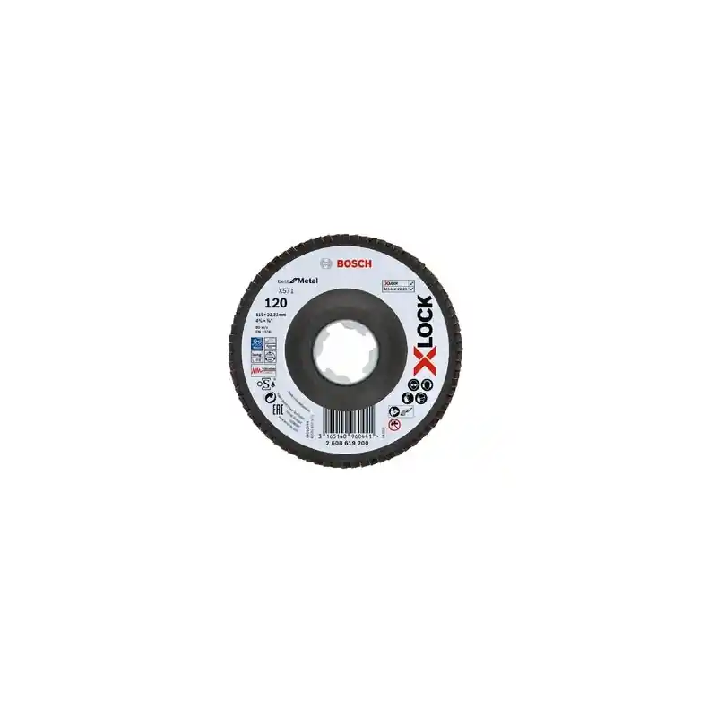 Disco de laminas bosch x571-115mm grano 120