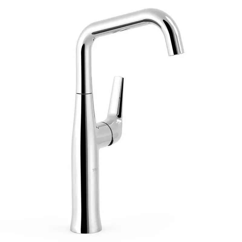 Grifo monomando lavabo tres fuji maneta lateral alto 328mm cromo 28164701 - Fuji -Tres