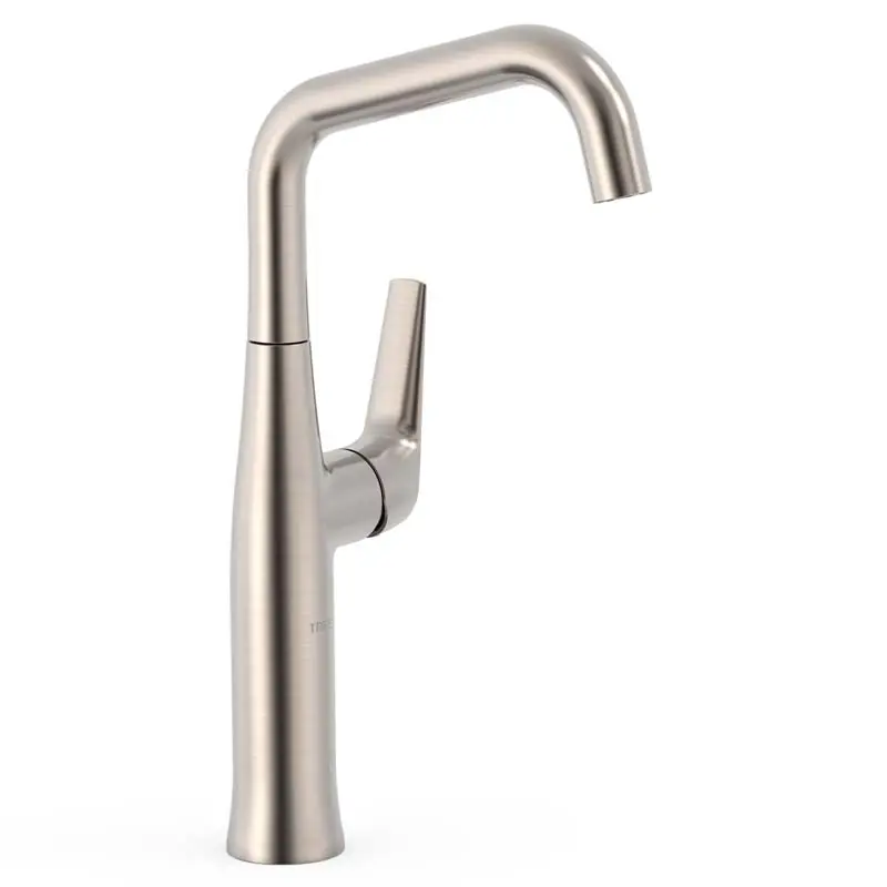 Grifo monomando lavabo tres fuji maneta lateral alto 328mm acero 28164701ac - Fuji -Tres