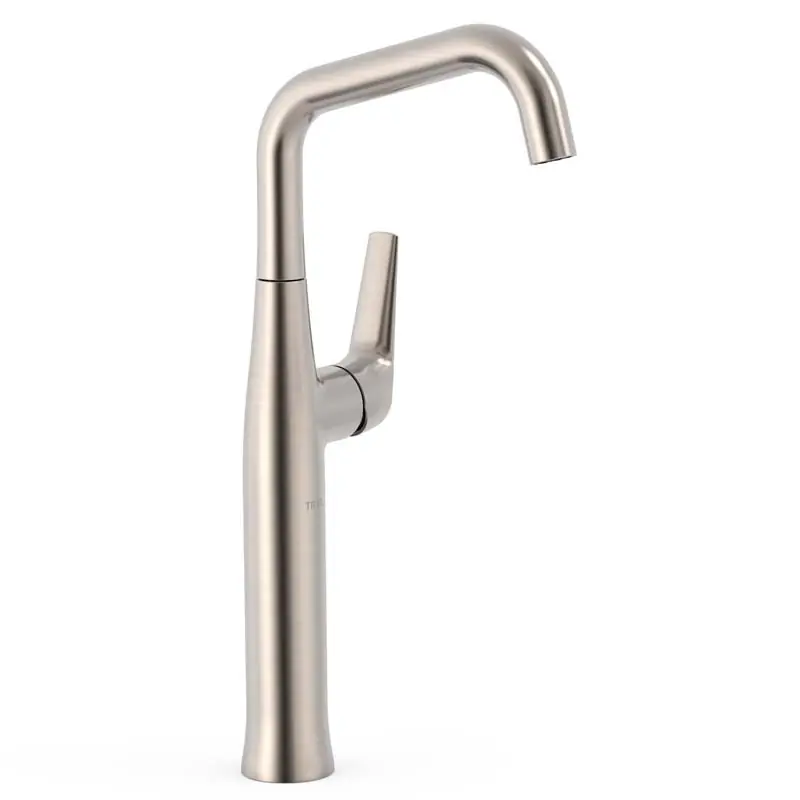 Grifo monomando lavabo tres maneta lateral xxl negro acero 28184701ac - Griferia Tres baño