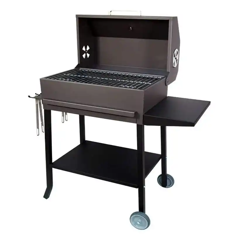 Barbacoa carbon con ruedas imex el zorro 71443 - Barbacoas de carbón