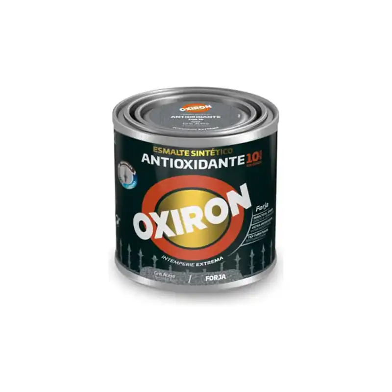 Esmalte titan oxiron forja 250 ml gris acero - Pintura antióxido