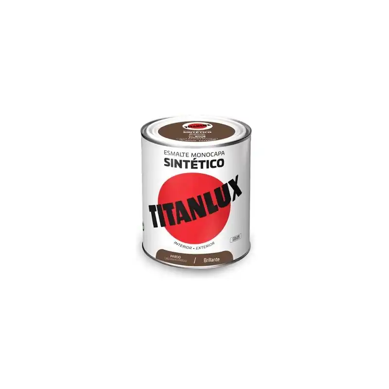 Esmalte sintetico titan brillo 0517 250 ml pardo - Esmalte sintético