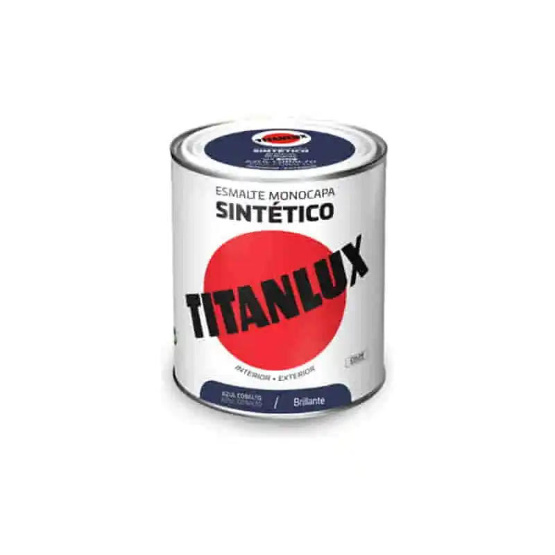 Esmalte sintetico titan brillo 0542 750 ml azul cobalto - Esmalte sintético