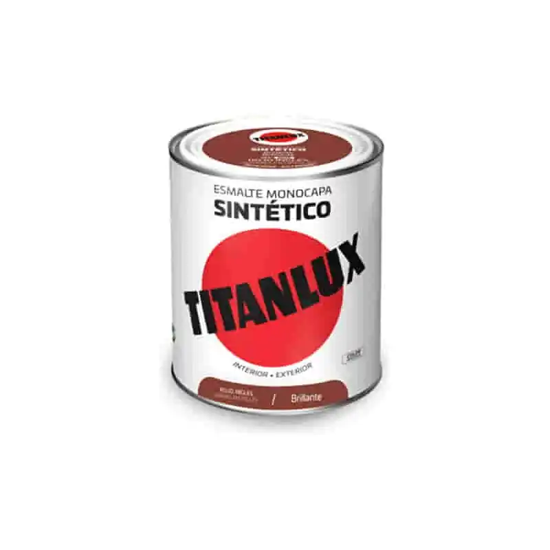 Esmalte sintetico titan brillo 0555 750 ml rojo ingles - Esmalte sintético
