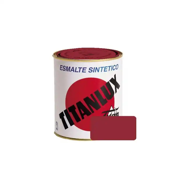 Esmalte sintetico titan brillo 0555 250 ml rojo ingles - Esmalte sintético