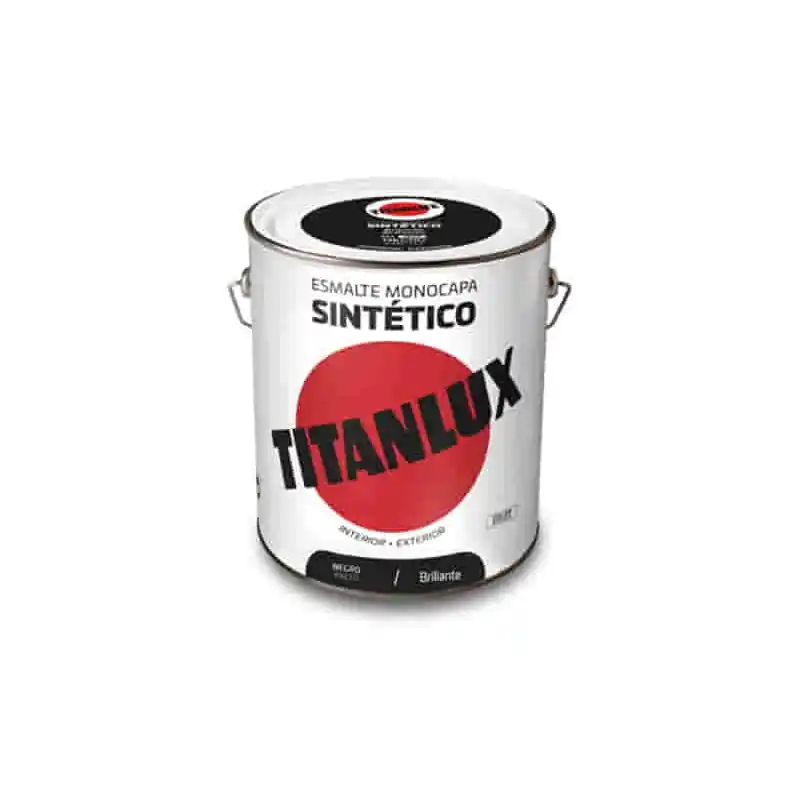Esmalte sintetico titan brillo 0567 4 l negro - Esmalte sintético