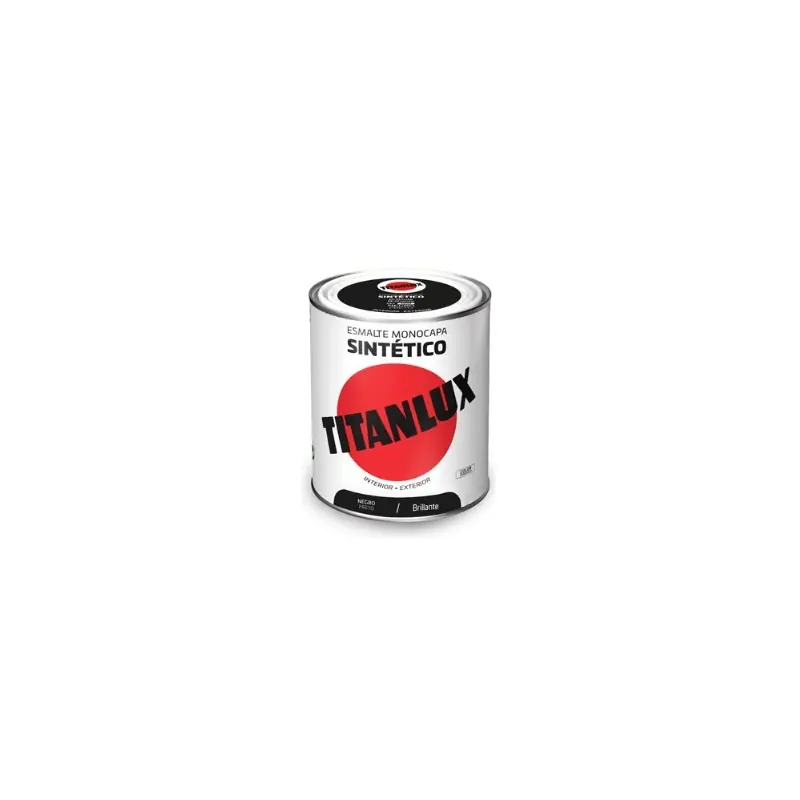 Esmalte sintetico titan brillo 0567 750 ml negro - Esmalte sintético
