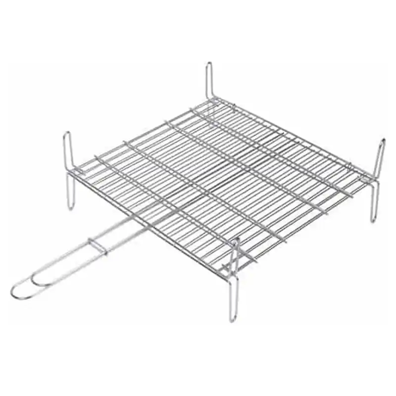 Parrilla barbacoa sauvic reforzada 50x50cm - Parrilla para barbacoa