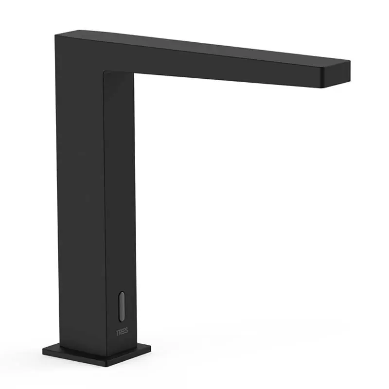 Monomando lavabo electronico slim tres 1 agua negro mate 20261310nm - Griferia Slim-Tres