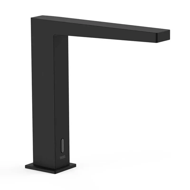 Monomando lavabo electronico slim tres premerzclador negro mate 20261320nm - Griferia Slim-Tres