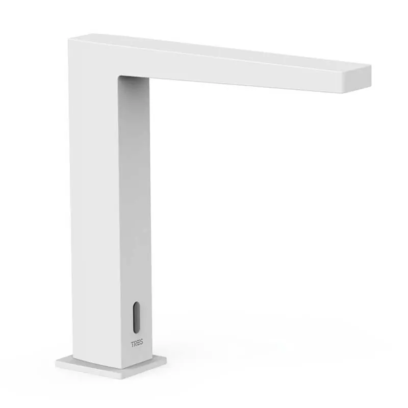 Monomando lavabo electronico slim tres premerzclador blanco mate 20261320bm - Griferia Slim-Tres