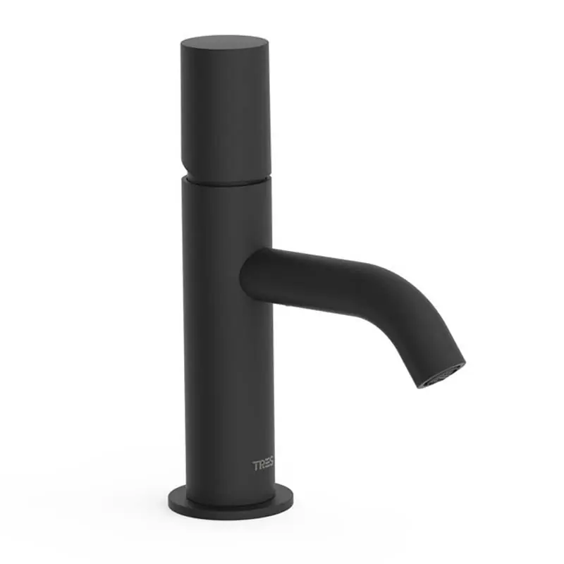 Monomando lavabo tres study volante 195 mm negro mate 26190301nm - STUDY TRES monomando lavabo