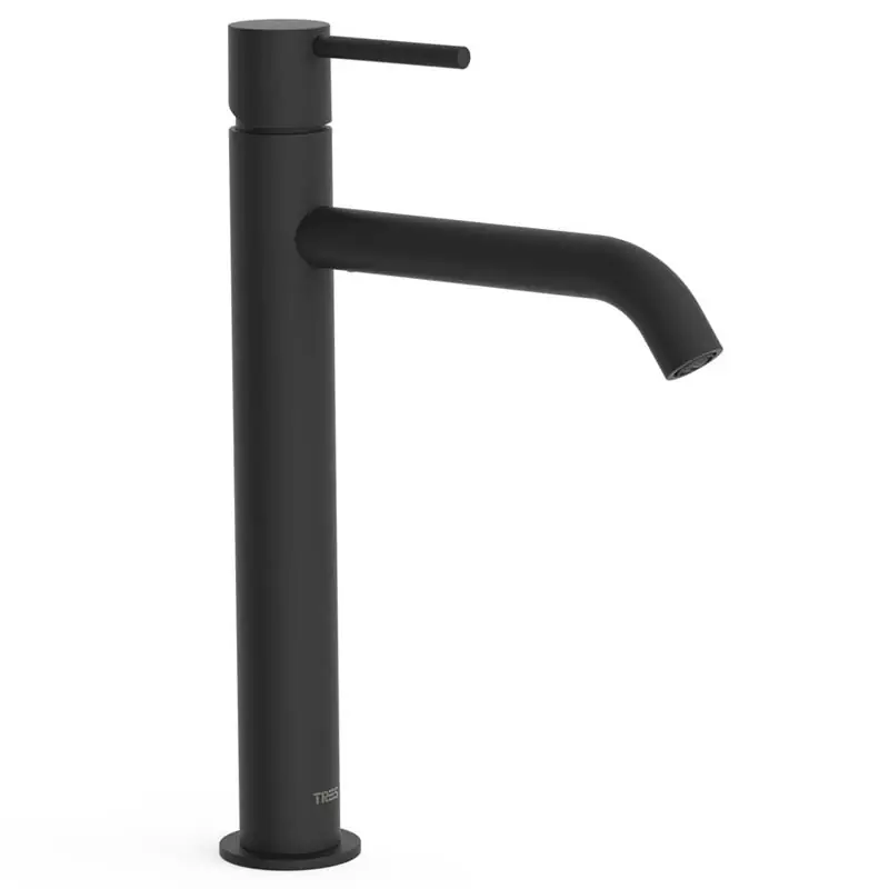 Monomando lavabo tres study alto 304mm negro mate 26230701nm - STUDY TRES monomando lavabo