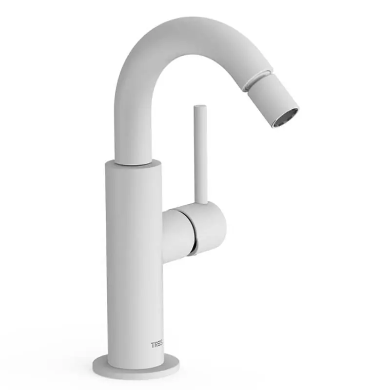 Monomando bide tres study maneta lateral 217mm blanco mate 26222402bm - STUDY TRESmonomando bide