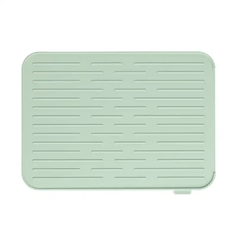 Escurreplatos silicona brabantia verde jade 43,8x 32,5 cm