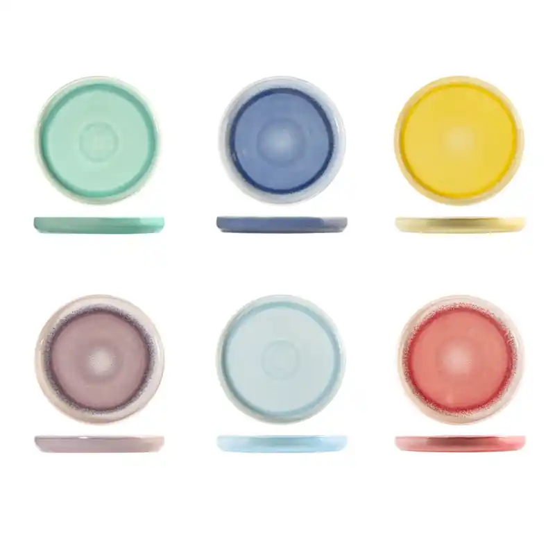 Plato postre porcelana new bone china coachella 19cm surtido - Platos