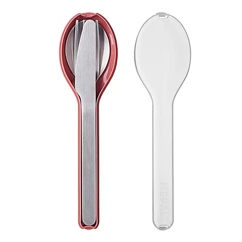 Juego de cubiertos mepal ellipse malva 3 unidades - Cubiertos mesa