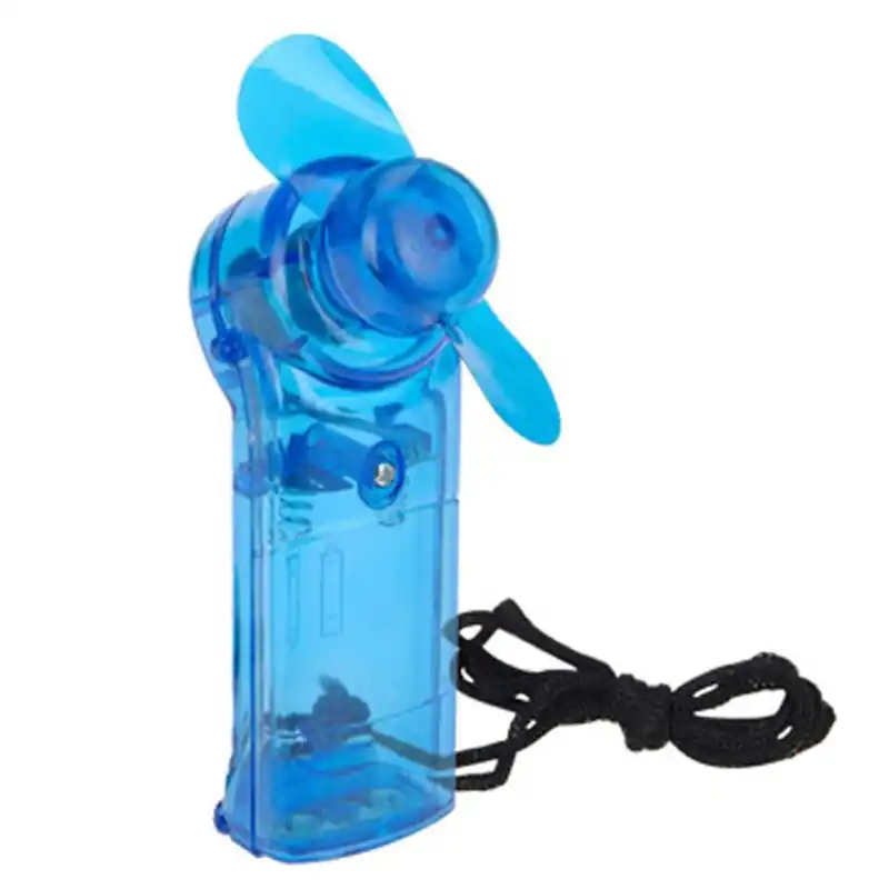 Ventilador a pilas con cuerda para colgar colores surtido - Ventilador de mesa