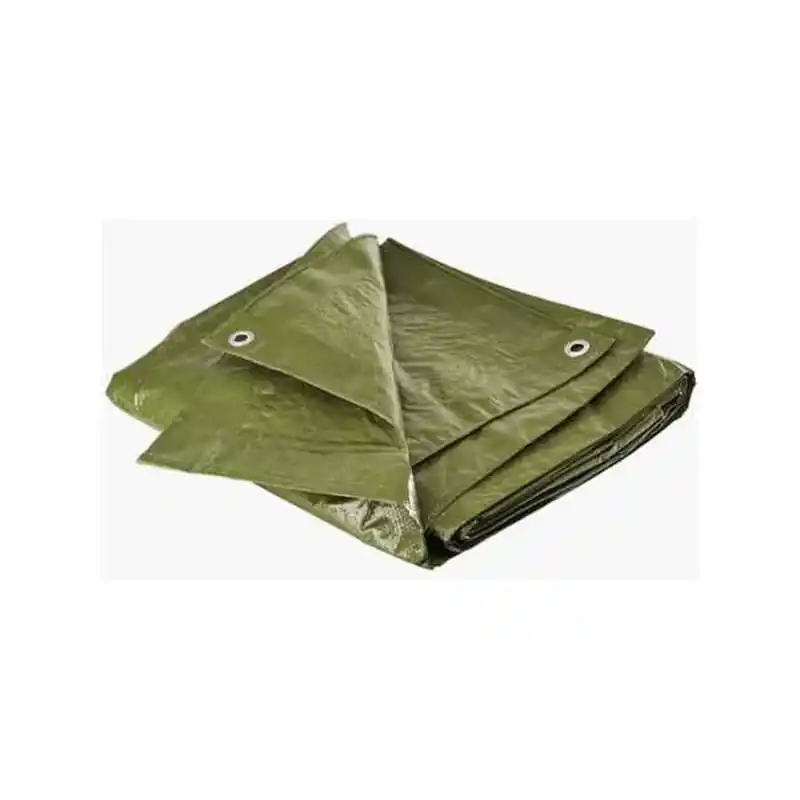 Toldo protector reforzado 08x12mt 115g/m2 verde - Toldo impermeable