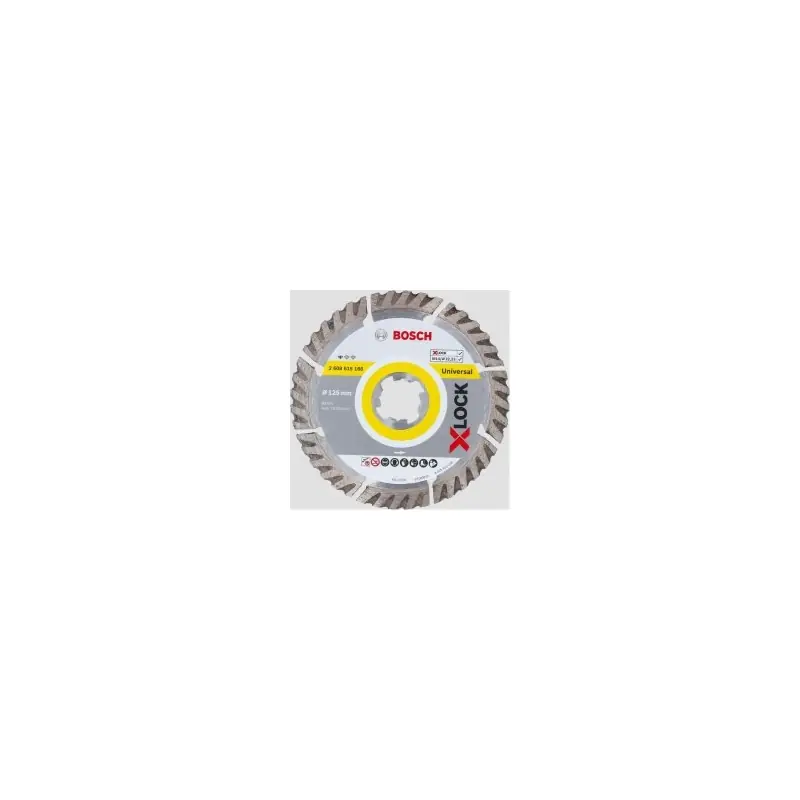 Disco corte recto bosch x-lock standard universal 125 mm