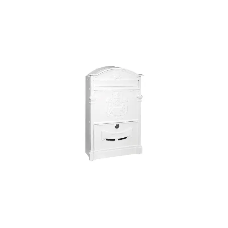 Buzon exter. 25x8x40,8cm natuur alu blanco imperio - Buzones exteriores